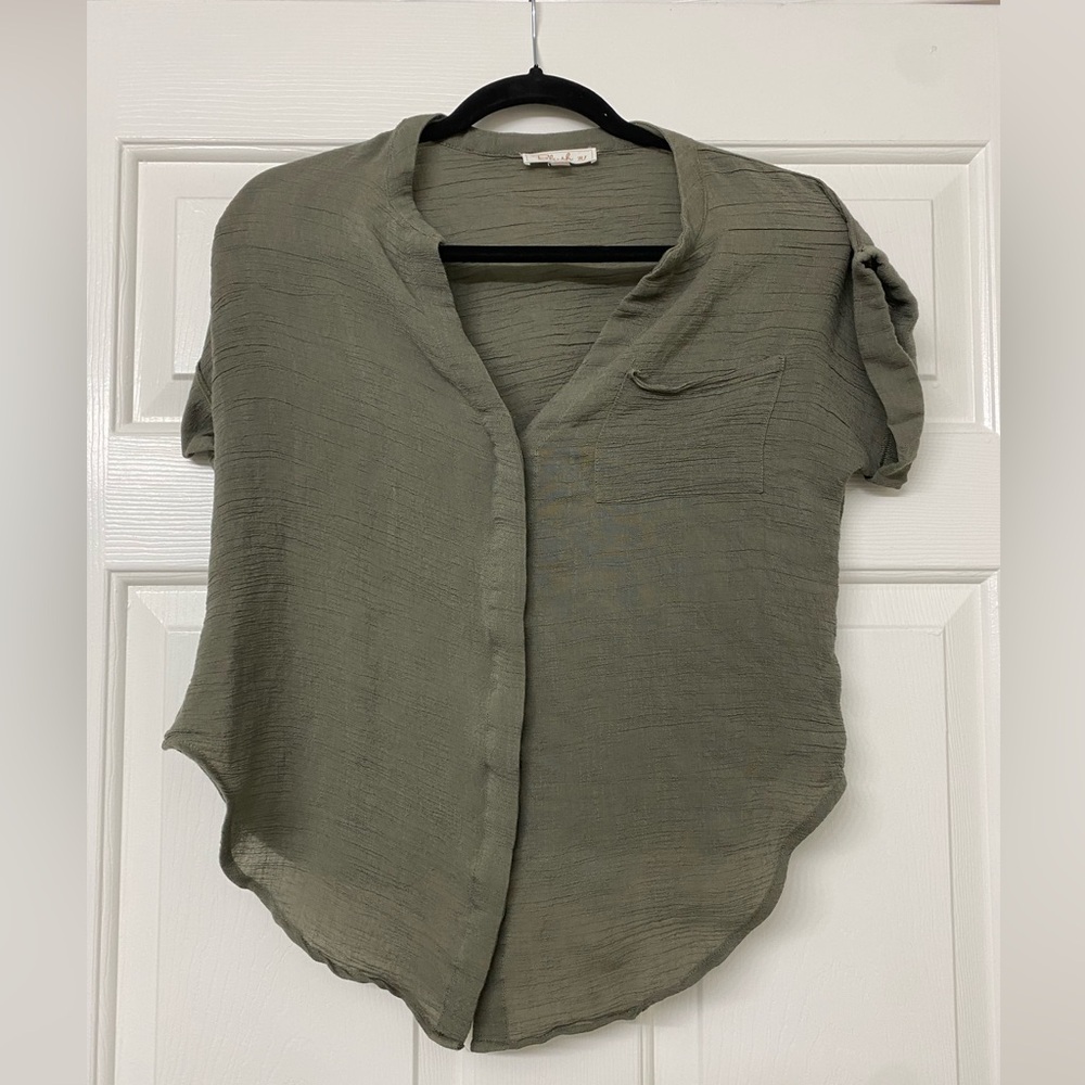 Women’s green dress top